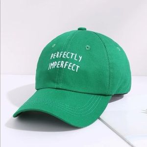 Perfectly imperfect baseball cap